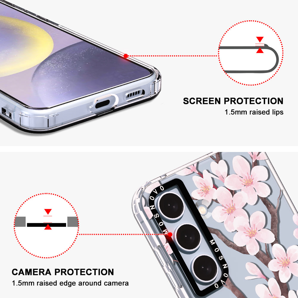 Cherry Blossom Phone Case - Samsung Galaxy S24 Plus Case - MOSNOVO