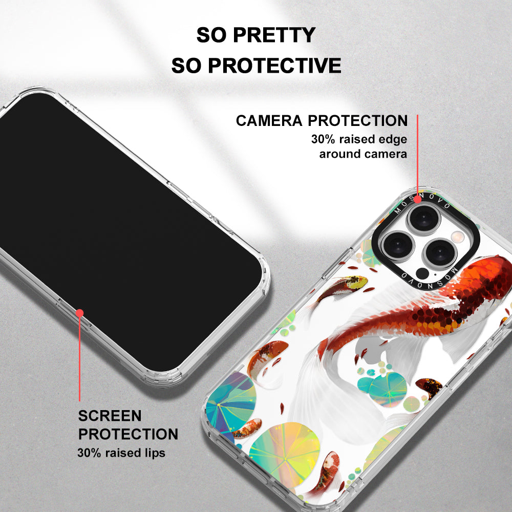 Koi Art Phone Case - iPhone 15 Pro Max Case - MOSNOVO