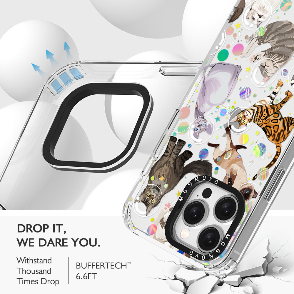 Space Cat Phone Case - iPhone 15 Pro Max Case - MOSNOVO