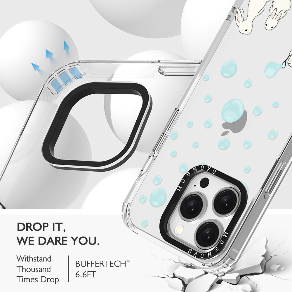 Bunny Blow Bubble Phone Case - iPhone 15 Pro Case - MOSNOVO