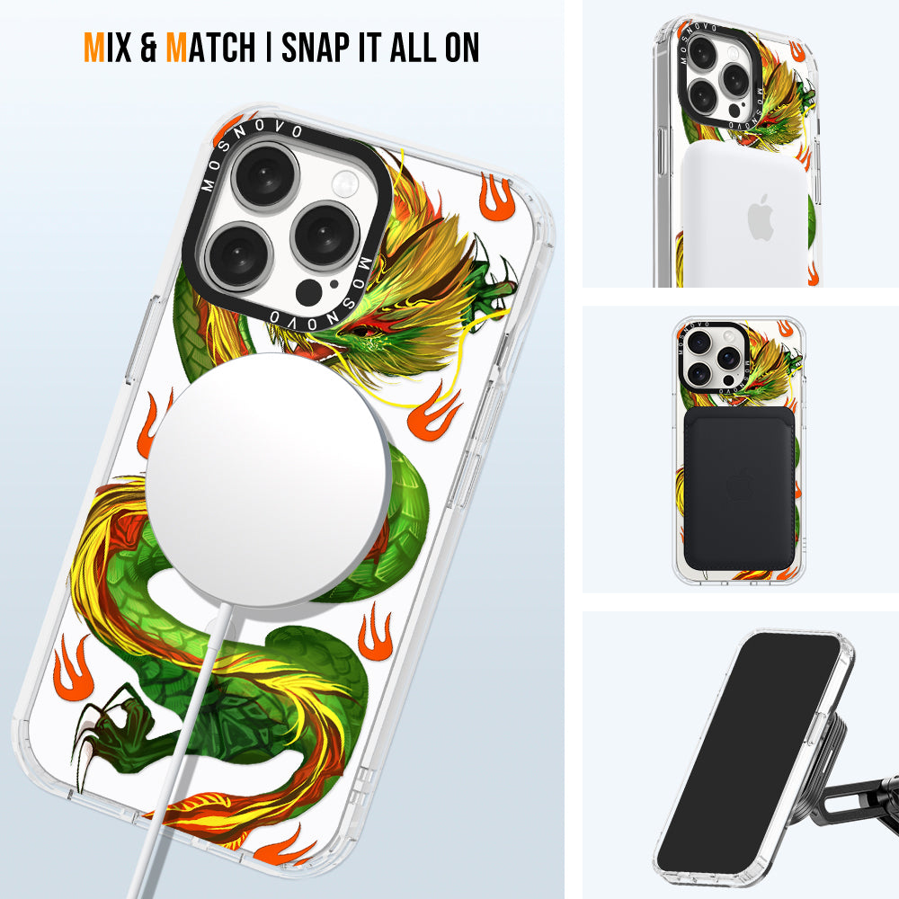 Dragon Phone Case - iPhone 15 Pro Max Case - MOSNOVO