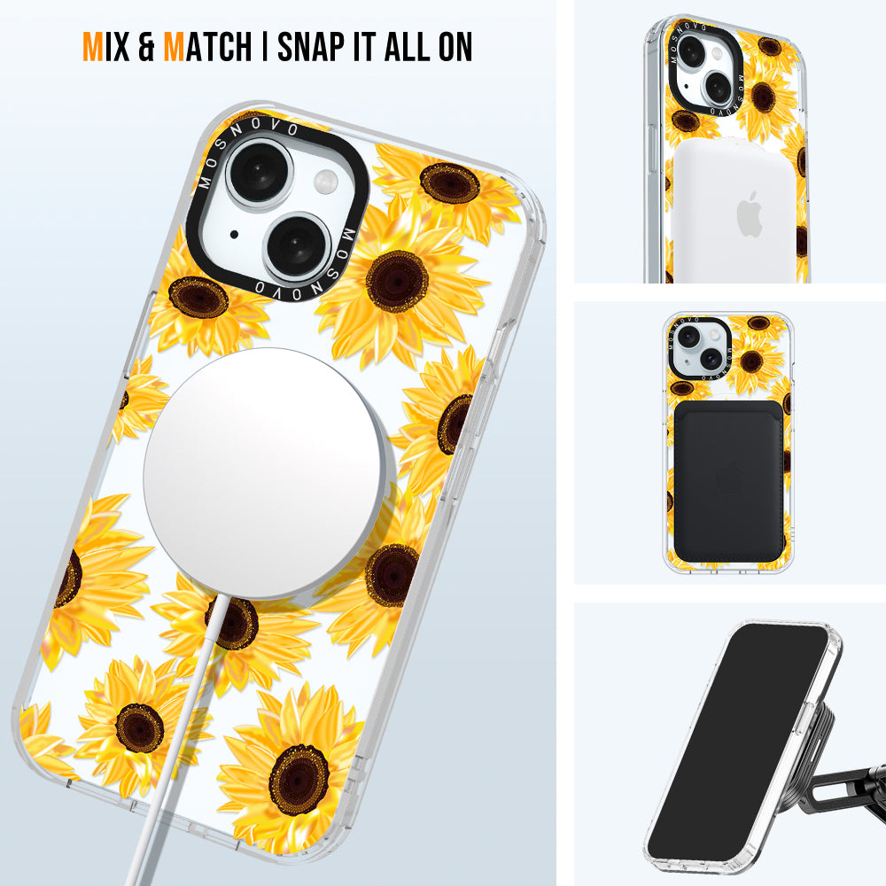 Sunflowers Phone Case - iPhone 15 Case - MOSNOVO