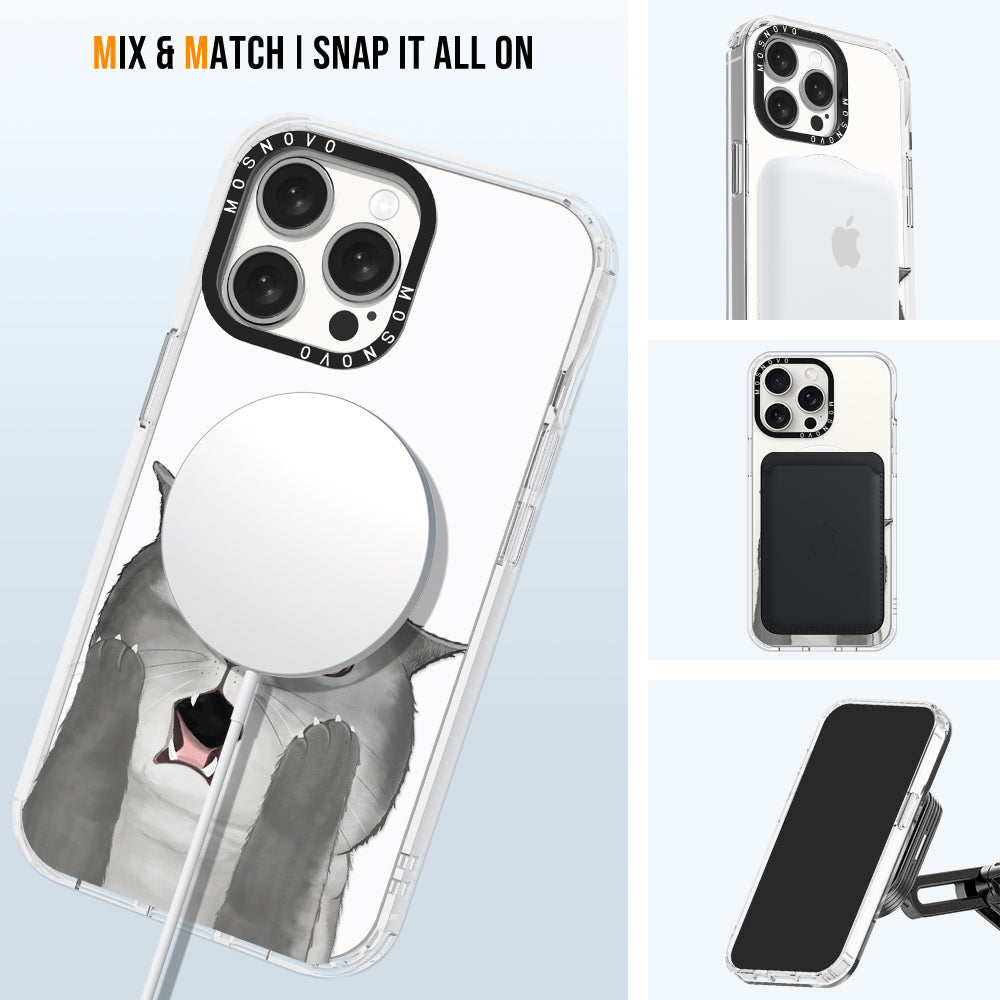 OMG Cat Phone Case - iPhone 15 Pro Max Case - MOSNOVO