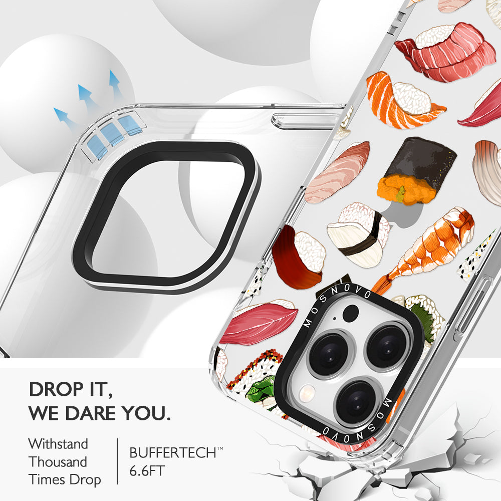 Mixed Sushi Phone Case - iPhone 15 Pro Case - MOSNOVO