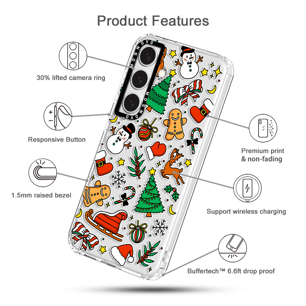 Christmas Xmas Decoration Phone Case - Samsung Galaxy S24 Plus Case - MOSNOVO