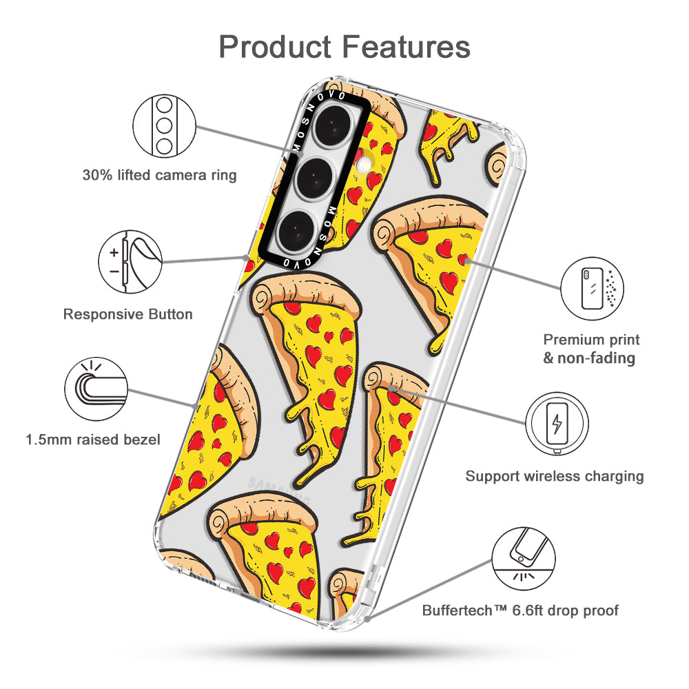 Pizza Phone Case - Samsung Galaxy S24 Plus Case - MOSNOVO