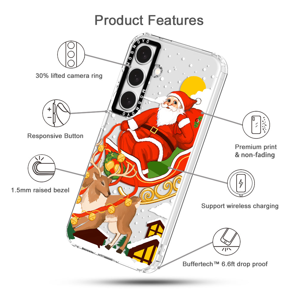 Santa Claus Phone Case - Samsung Galaxy S24 Plus Case - MOSNOVO
