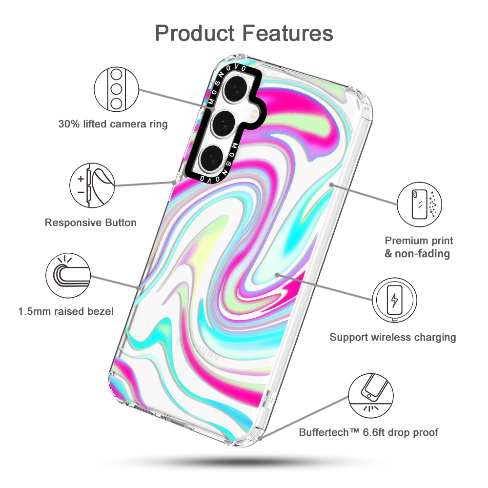 Psychedelic Swirls Phone Case - Samsung Galaxy S23 FE Case