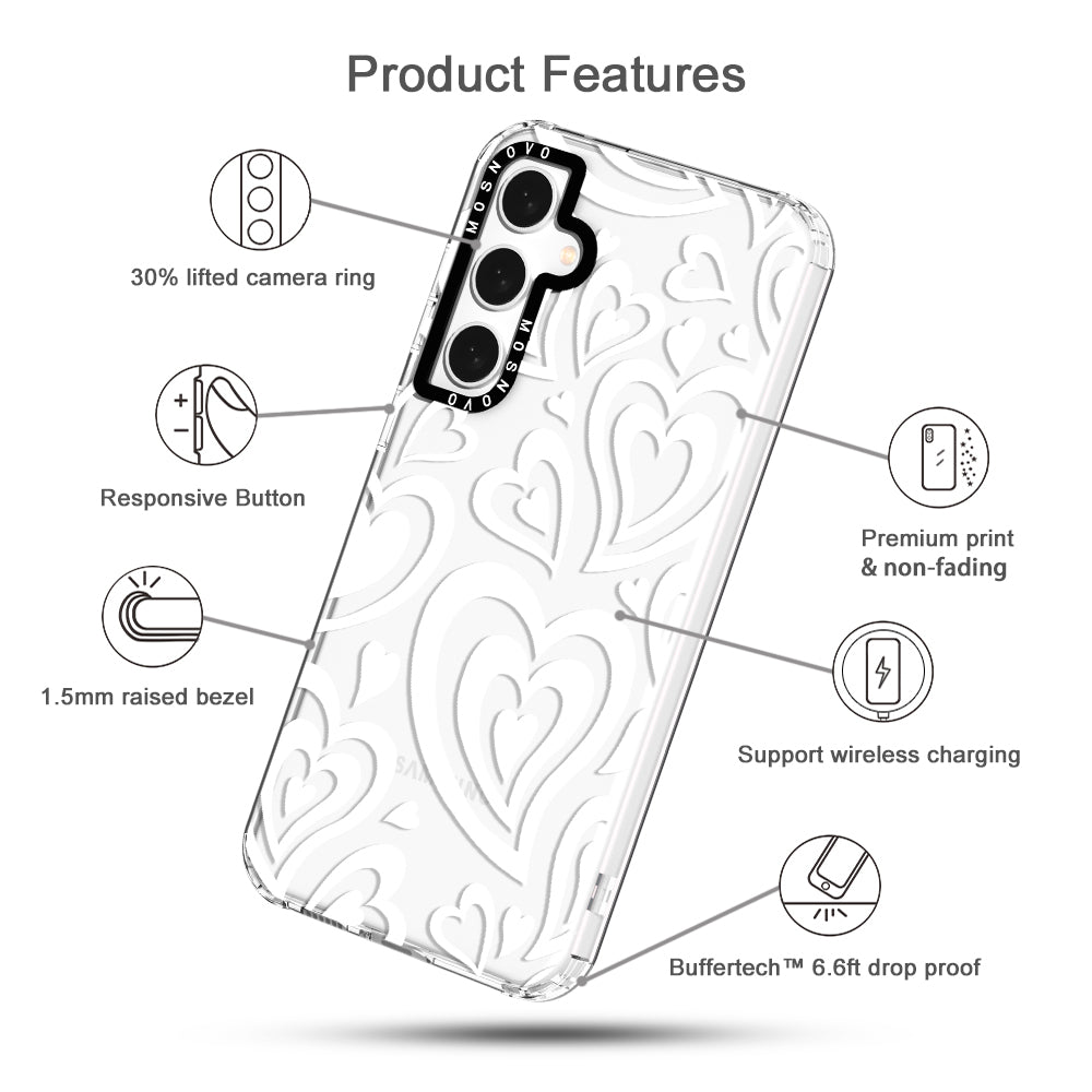 Twist Heart Phone Case - Samsung Galaxy S23 FE Case