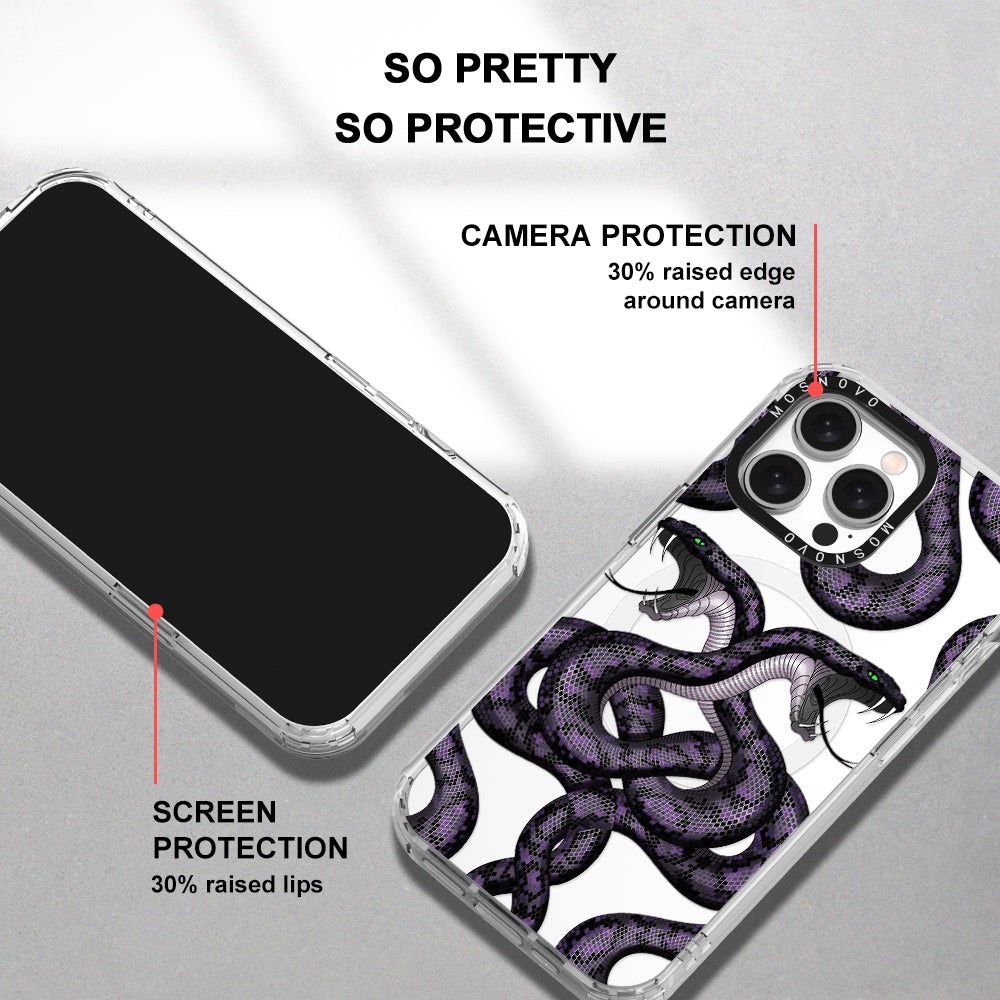 Mystery Snake Phone Case - iPhone 15 Pro Max Case - MOSNOVO