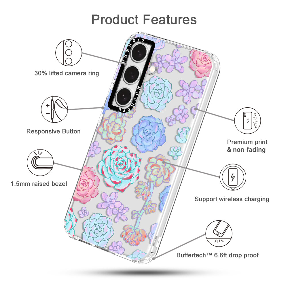 Succulents Phone Case - Samsung Galaxy S24 Plus Case