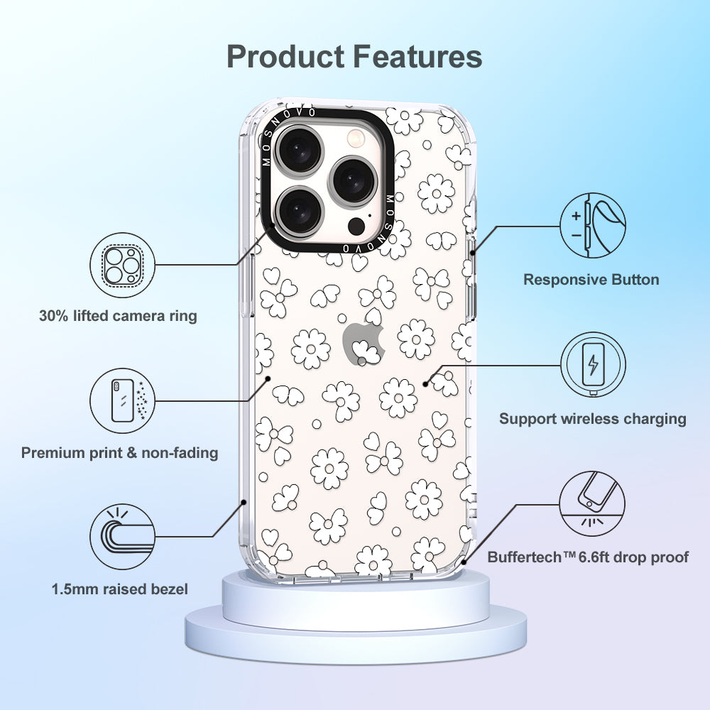 Floret Phone Case - iPhone 15 Pro Case - MOSNOVO