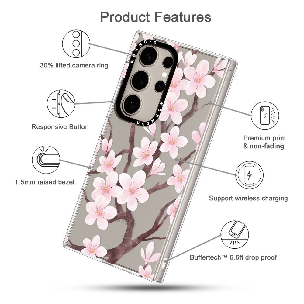 Cherry Blossom Phone Case - Samsung Galaxy S24 Ultra Case - MOSNOVO