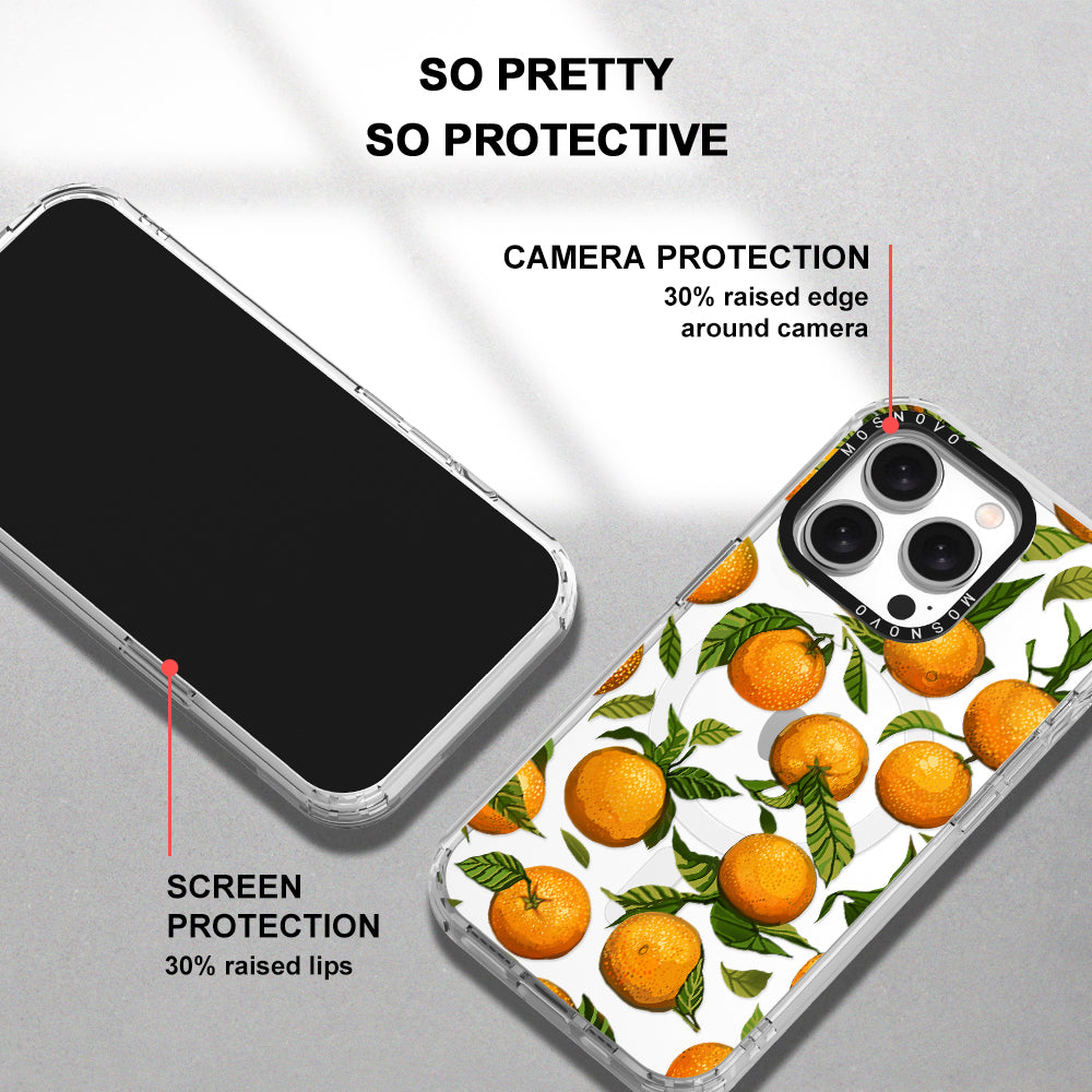 Tangerine Phone Case - iPhone 15 Pro Case - MOSNOVO