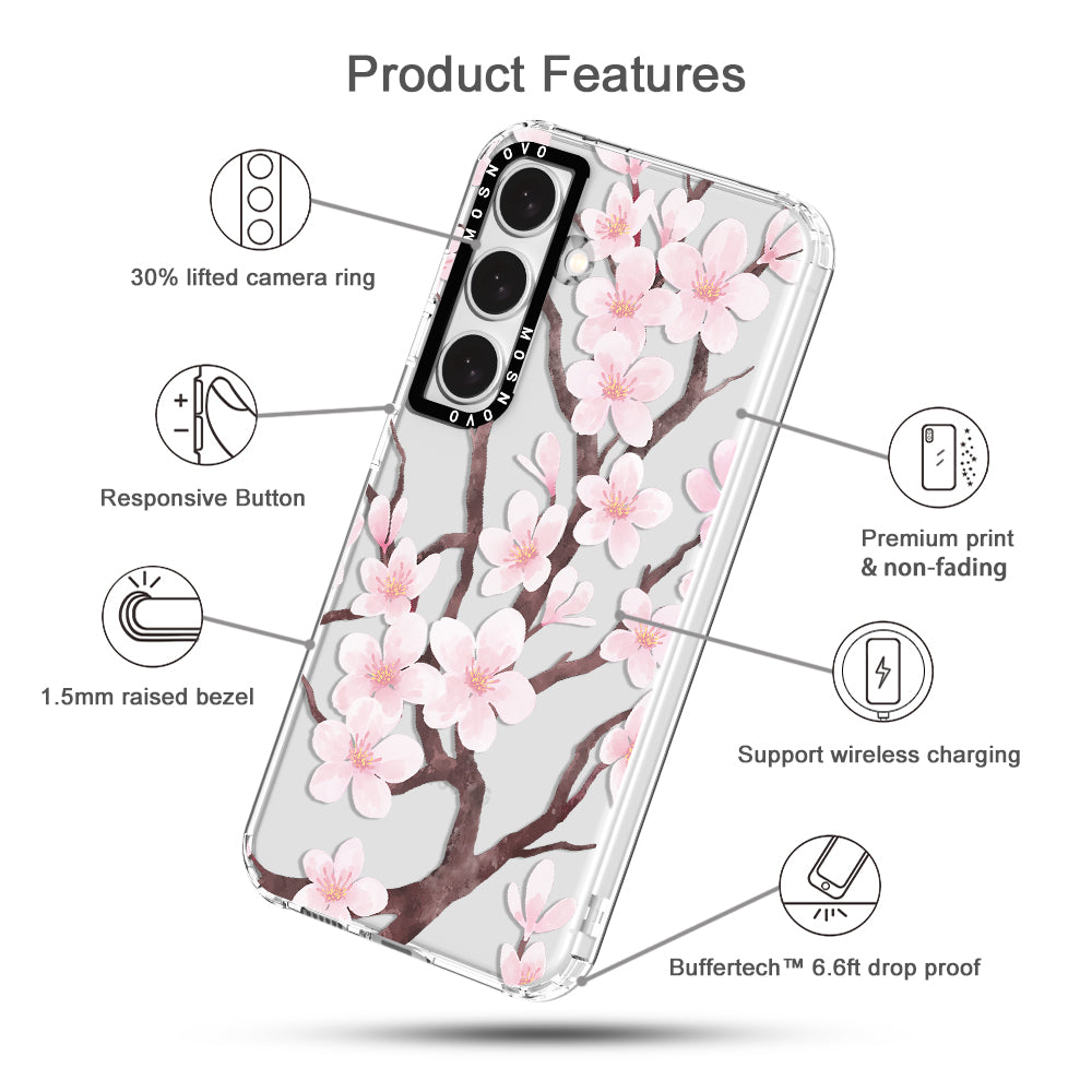 Cherry Blossom Phone Case - Samsung Galaxy S24 Case - MOSNOVO