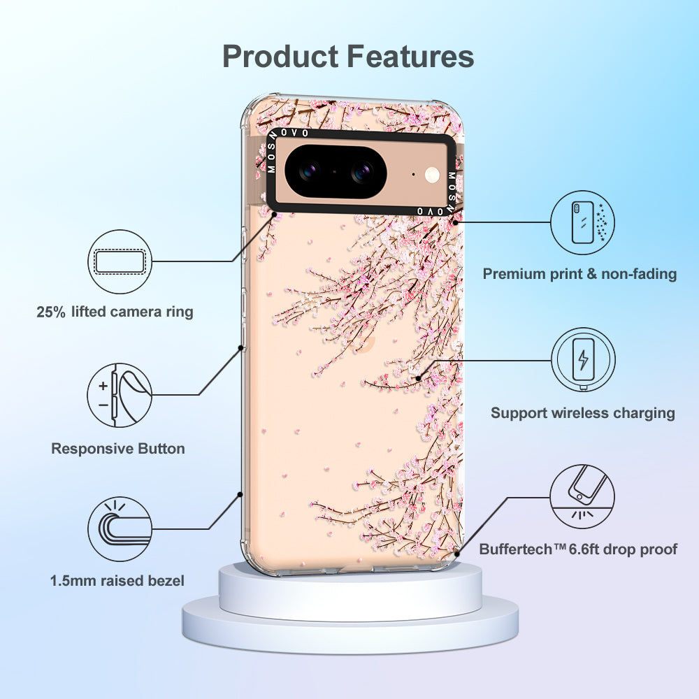 Cherry Blossom Phone Case - Google Pixel 8 Case - MOSNOVO