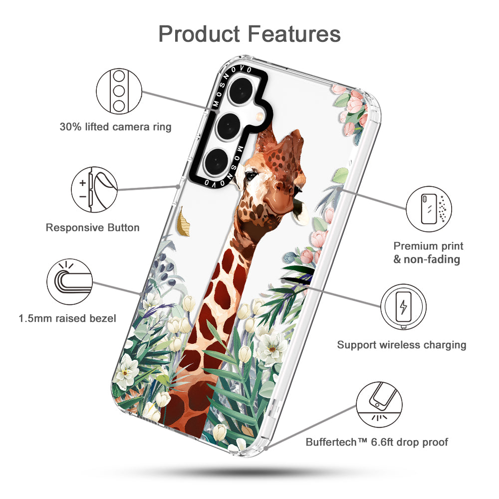 Giraffe Garden Phone Case - Samsung Galaxy S23 FE Case