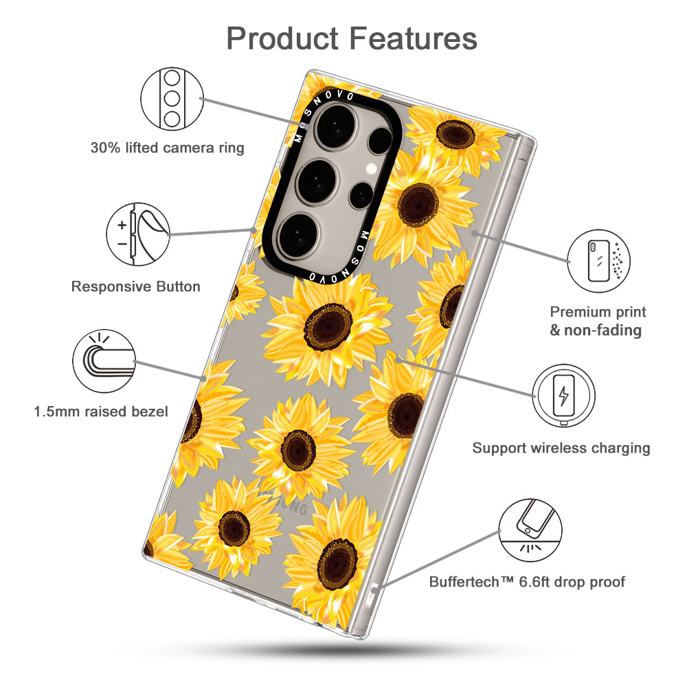 Sunflowers Phone Case - Samsung Galaxy S24 Ultra Case - MOSNOVO