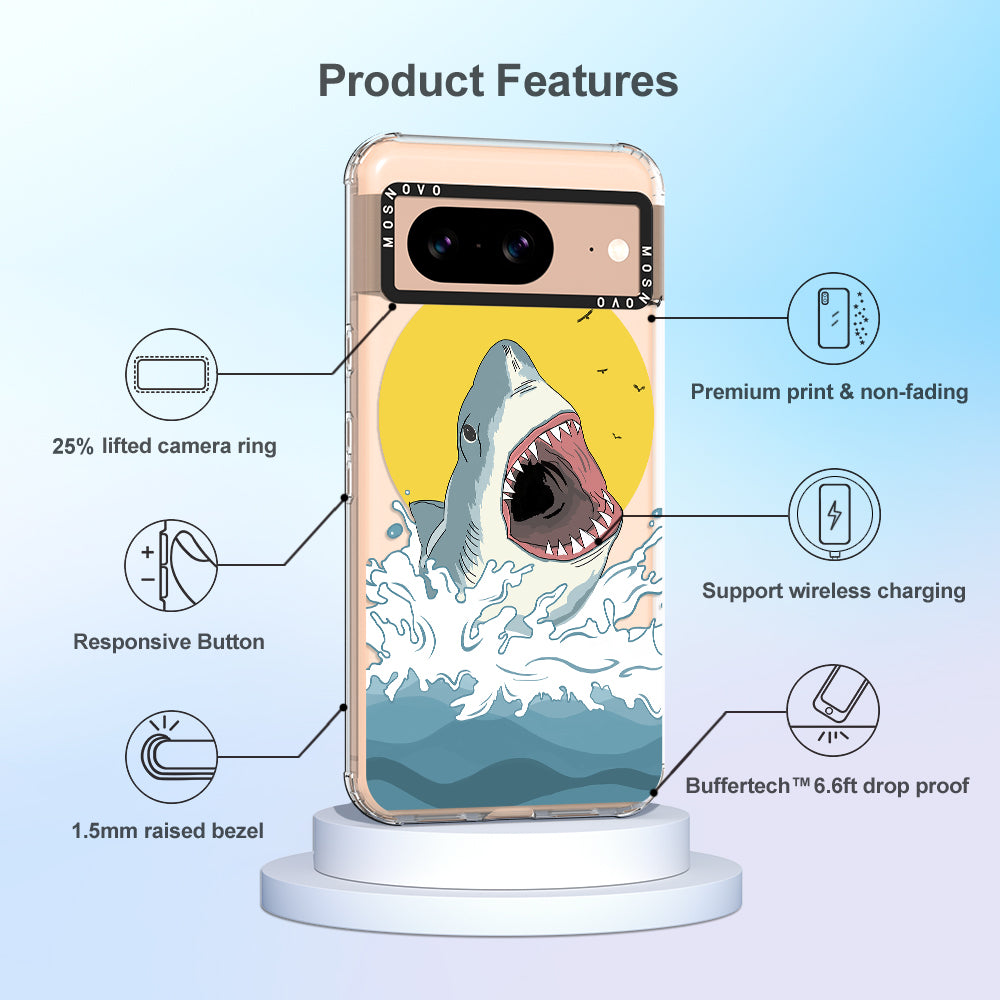 Shark Phone Case - Google Pixel 8 Case - MOSNOVO