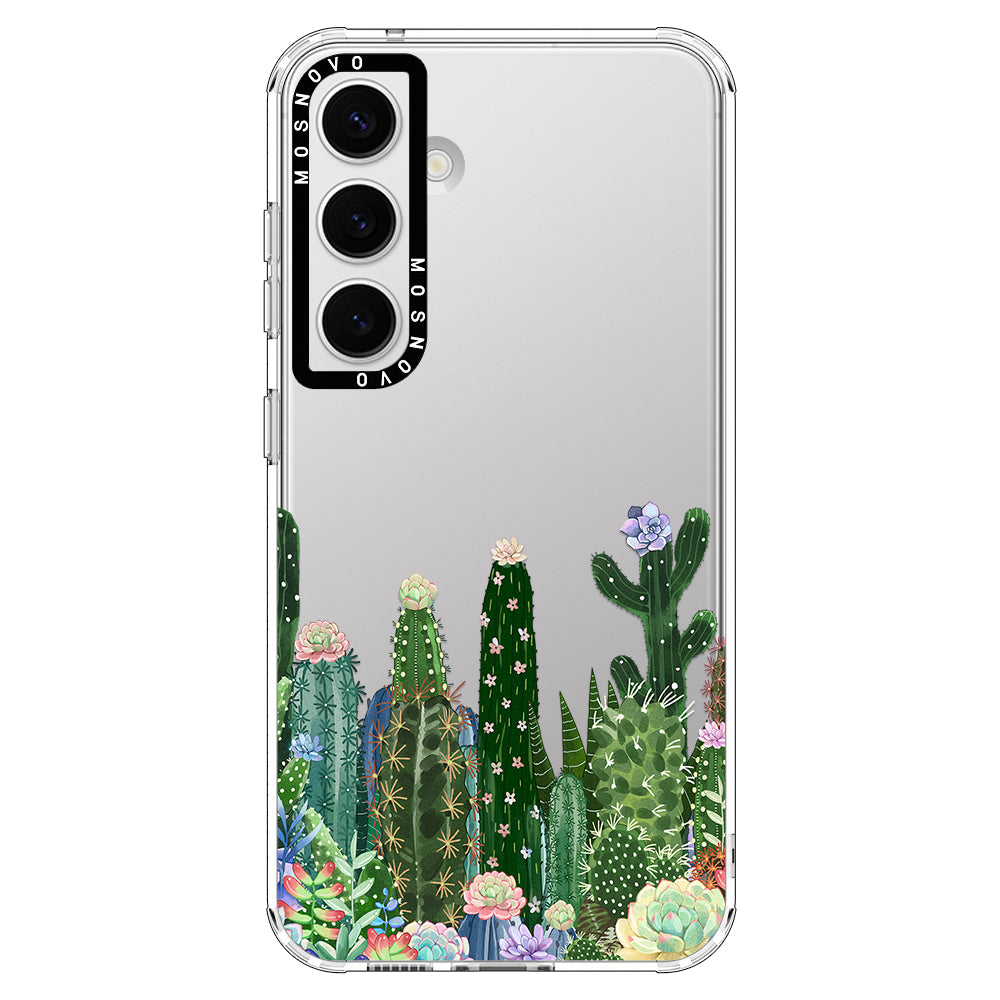 Succulents Garden Phone Case - Samsung Galaxy S24 Case - MOSNOVO