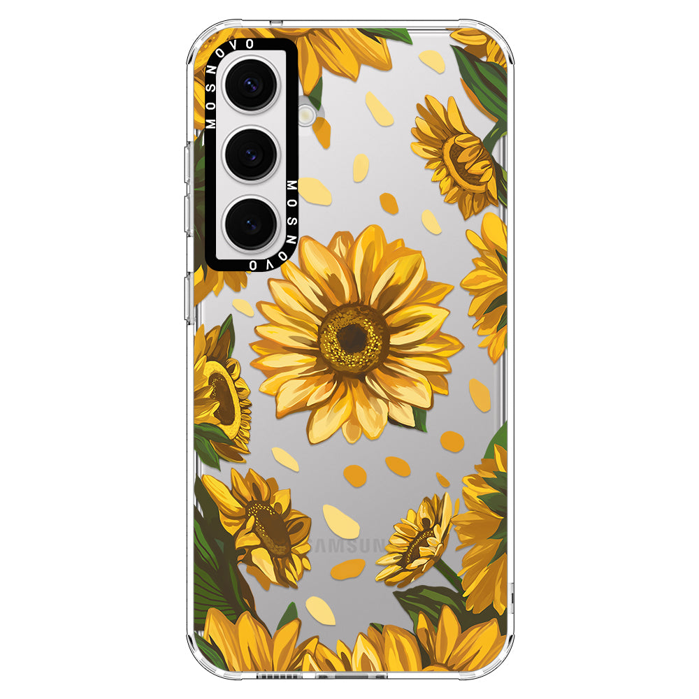 Sunflower Garden Phone Case - Samsung Galaxy S24 Plus Case - MOSNOVO
