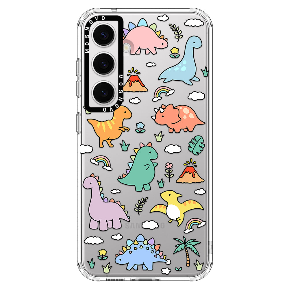 Dinosaur Land Phone Case - Samsung Galaxy S24 Plus Case - MOSNOVO