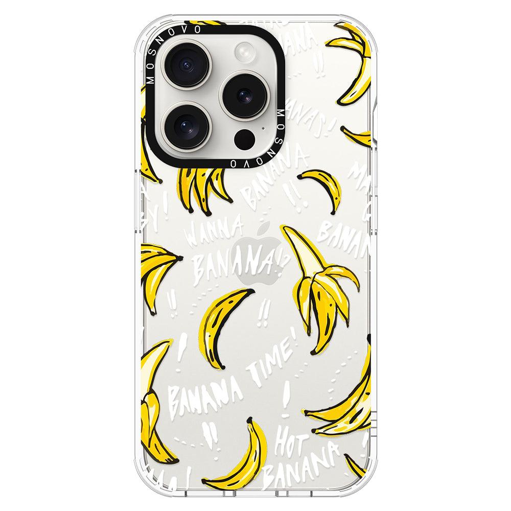 Banana Banana Phone Case iPhone 15 Pro Case MOSNOVO