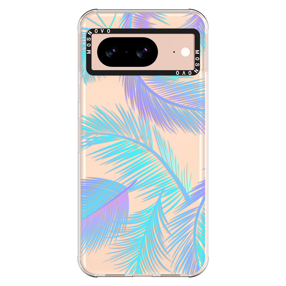 Gradient Tropical Palm Leaf Phone Case - Google Pixel 8 Case - MOSNOVO