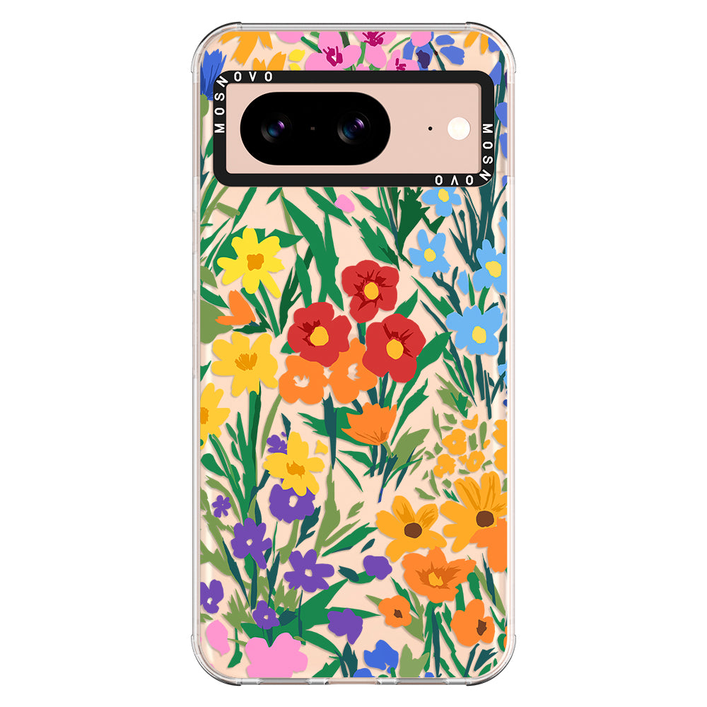 Spring Botanical Flower Floral Phone Case - Google Pixel 8 Case - MOSNOVO