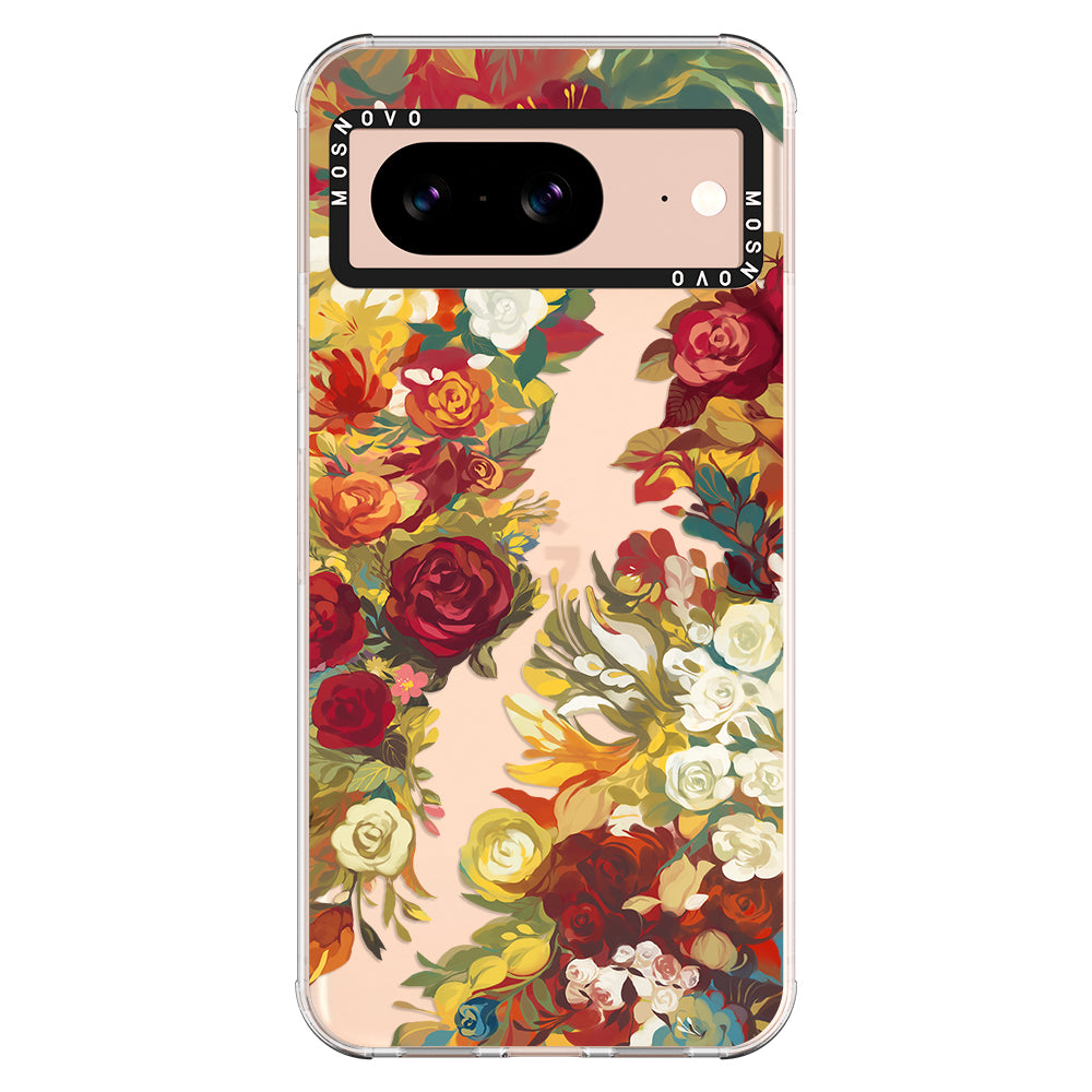 Vintage Flower Garden Phone Case - Google Pixel 8 Case - MOSNOVO