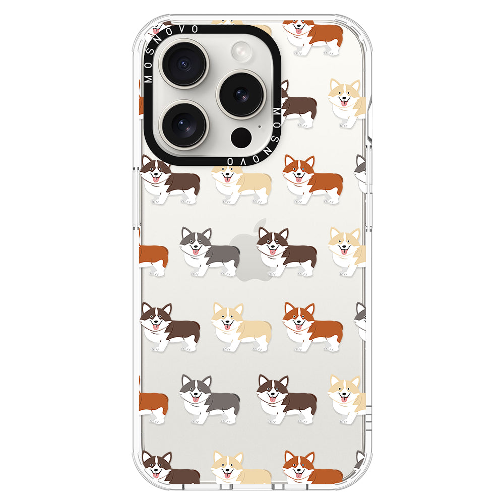 Cute Corgi Phone Case - iPhone 15 Pro Case - MOSNOVO