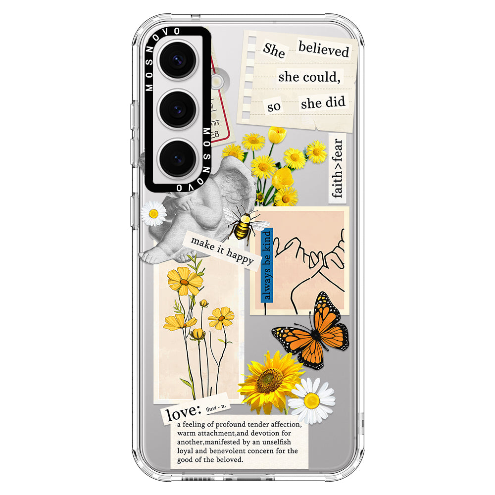 Vintage Collage Art Phone Case - Samsung Galaxy S24 Plus Case - MOSNOVO
