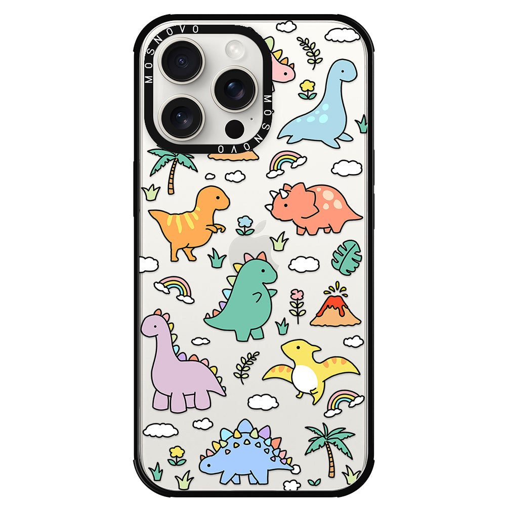 Cute Dinosaur World Phone Case - iPhone 15 Pro Max Case - MOSNOVO