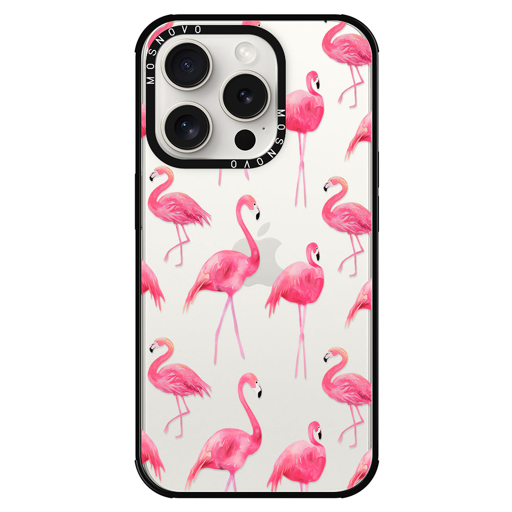 Flamingo Phone Case - iPhone 15 Pro Case - MOSNOVO