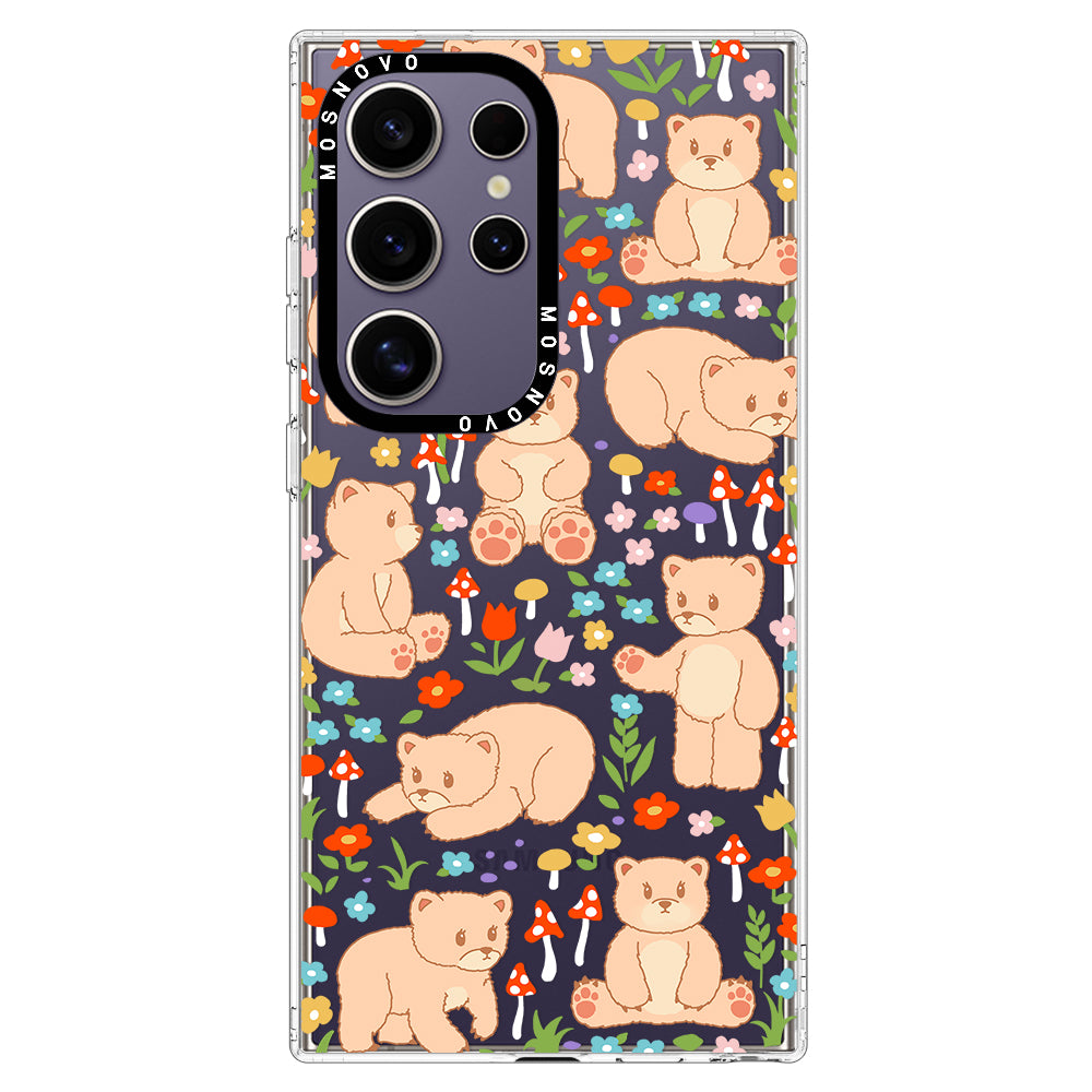 Cute Bear Phone Case - Samsung Galaxy S24 Ultra Case - MOSNOVO