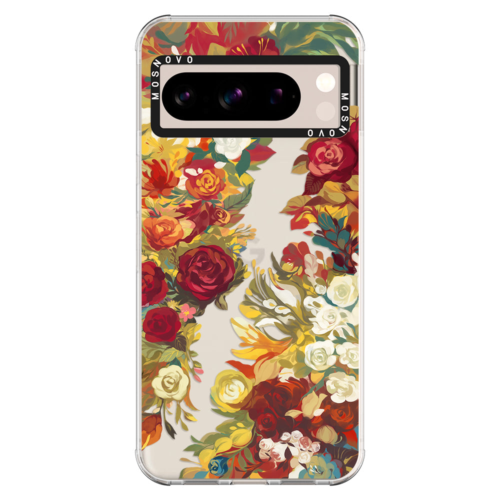 Vintage Flower Garden Phone Case - Google Pixel 8 Pro Case - MOSNOVO