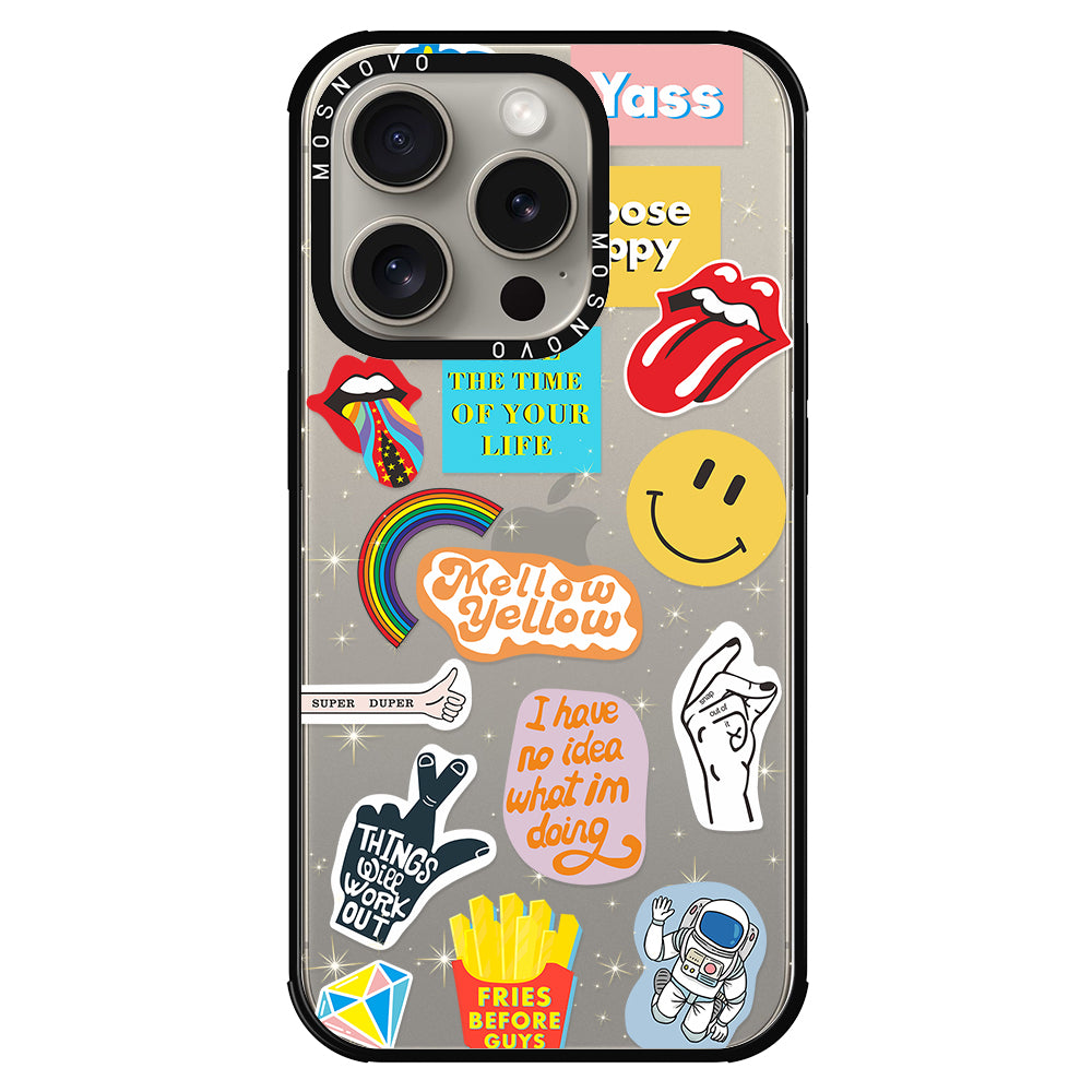 Pop Culture Phone Case - iPhone 15 Pro Case - MOSNOVO