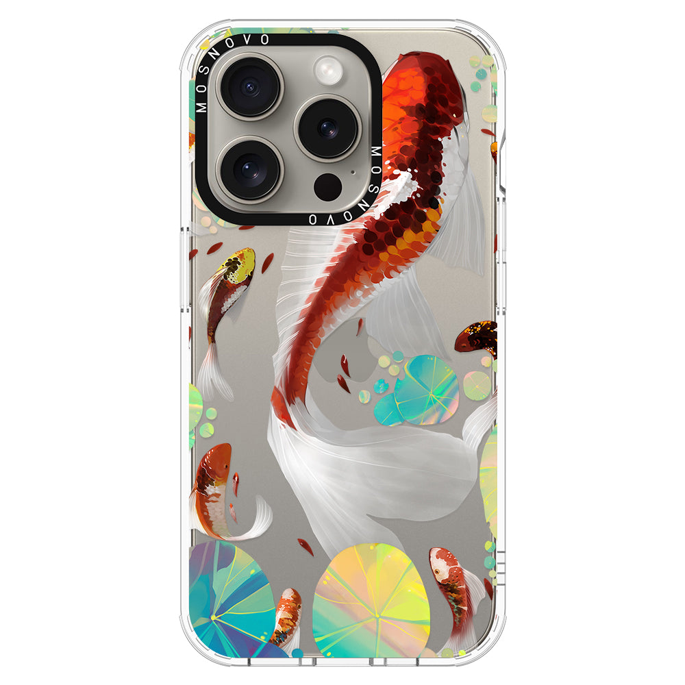 Koi Art Phone Case - iPhone 15 Pro Case - MOSNOVO