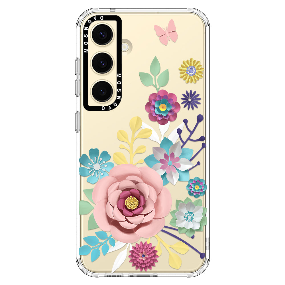 3D Floral Phone Case - Samsung Galaxy S24 Case - MOSNOVO