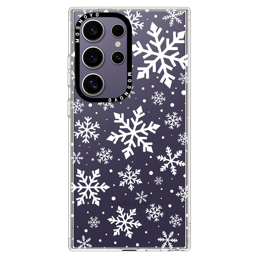 Snowflake Phone Case - Samsung Galaxy S24 Ultra Case - MOSNOVO