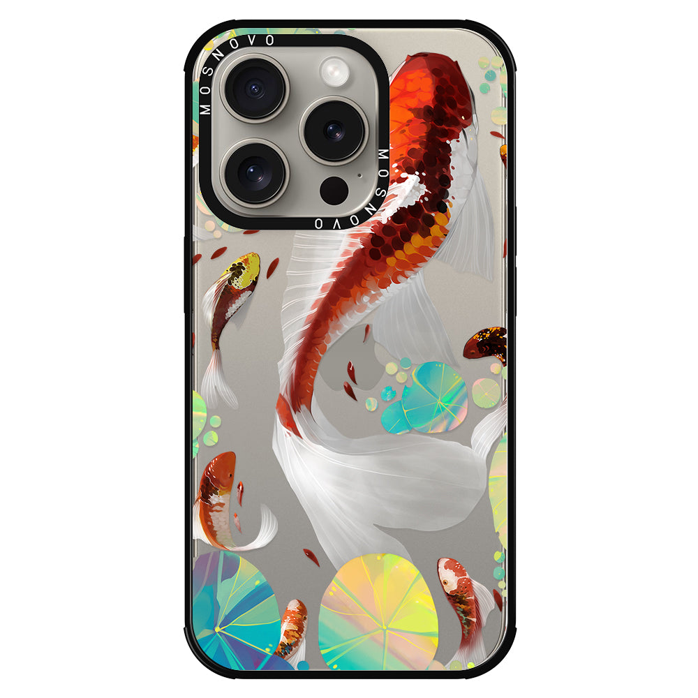 Koi Art Phone Case - iPhone 15 Pro Case - MOSNOVO