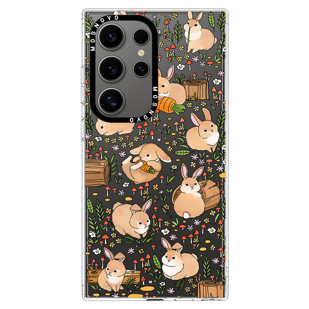 Bunny Garden Phone Case - Samsung Galaxy S24 Ultra Case - MOSNOVO