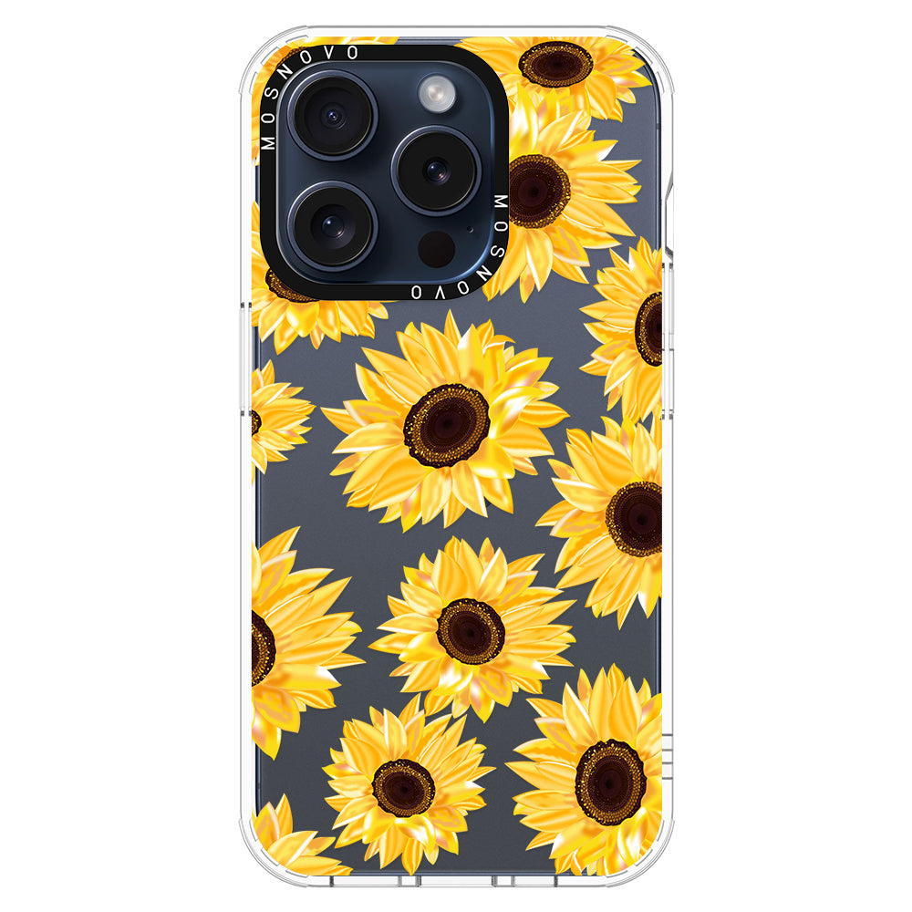 Sunflowers Phone Case - iPhone 15 Pro Case - MOSNOVO