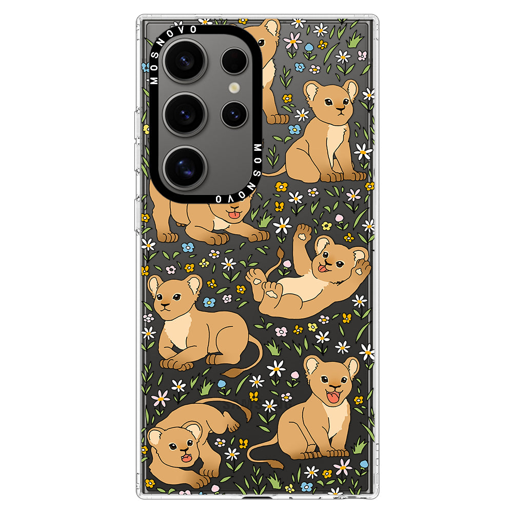 Cute Lions Phone Case - Samsung Galaxy S24 Ultra Case - MOSNOVO