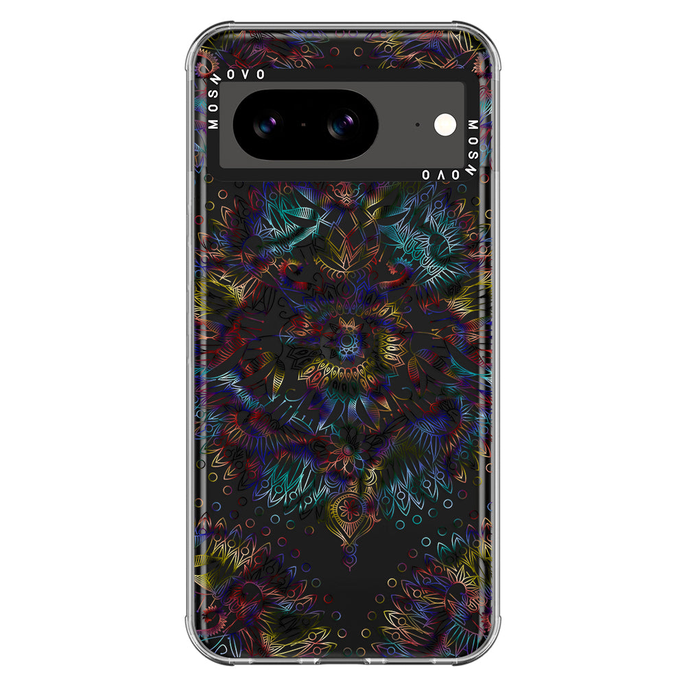 Rainbow Mandala Phone Case - Google Pixel 8 Case - MOSNOVO