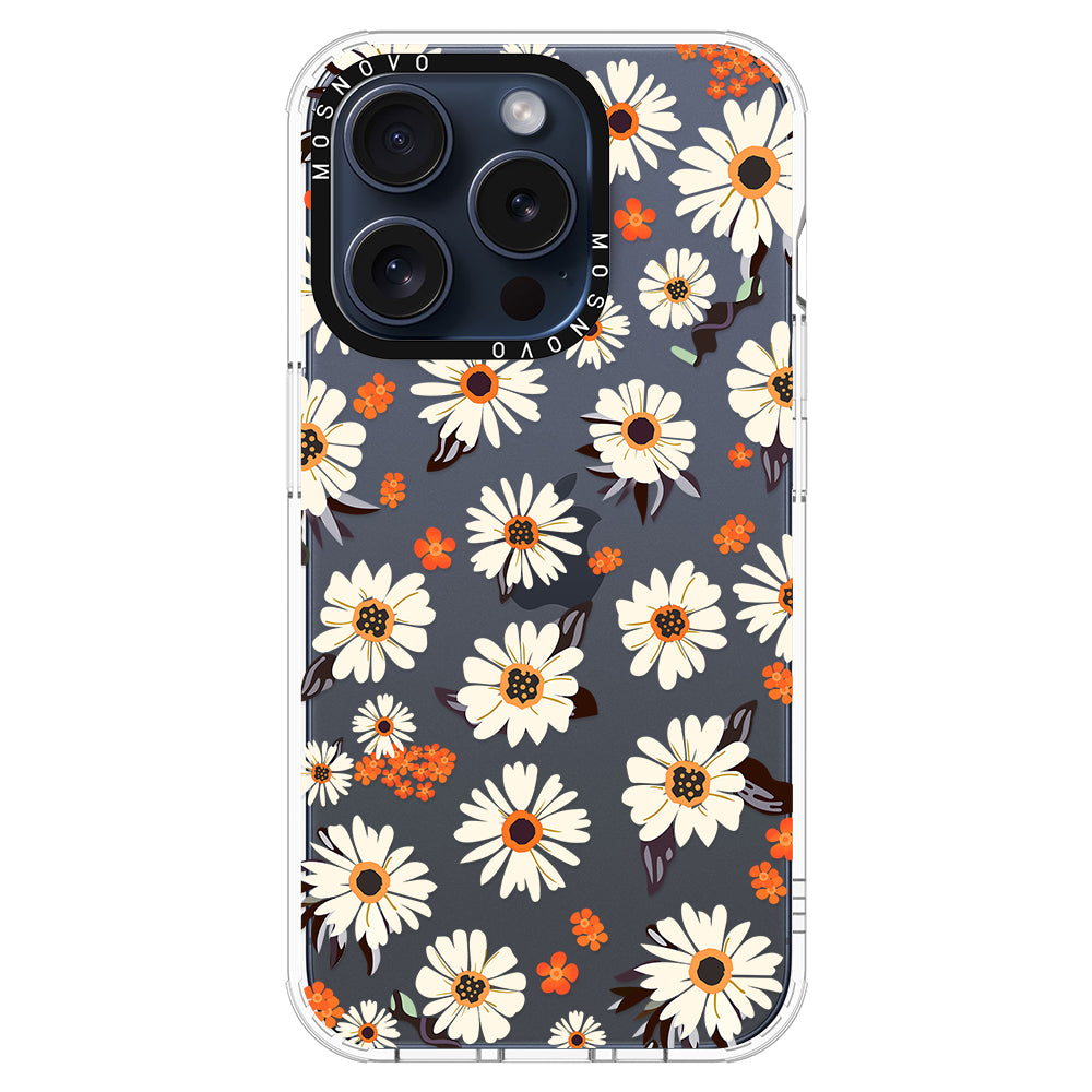 Dayspring Phone Case Spring Daisy Phone Case - iPhone 15 Pro Case – MOSNOVO