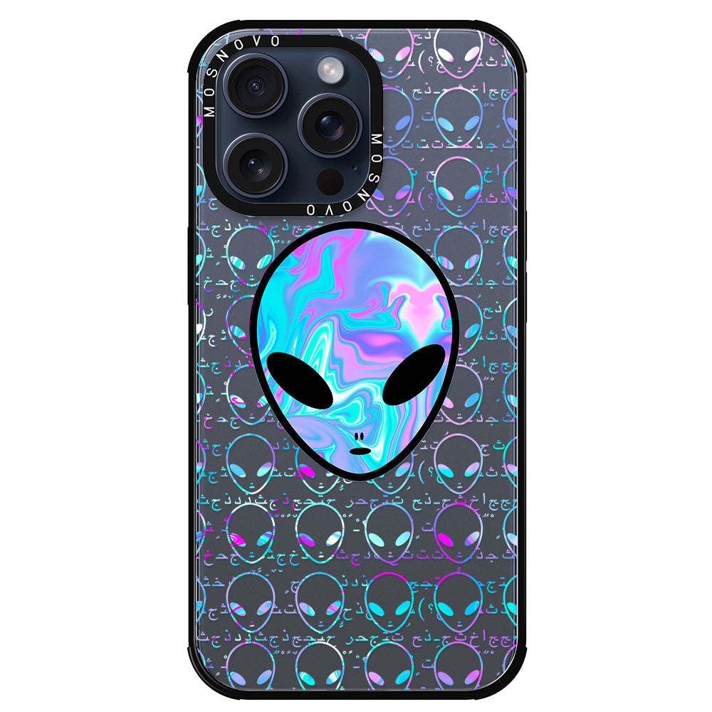 Space Alien Phone Case - iPhone 15 Pro Max Case - MOSNOVO
