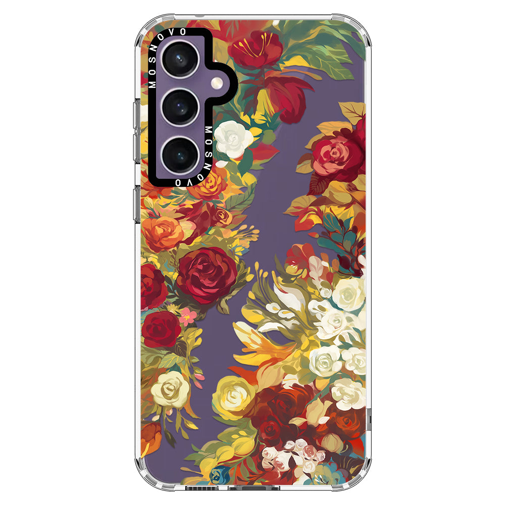 Vintage Flower Garden Phone Case - Samsung Galaxy S23 FE Case
