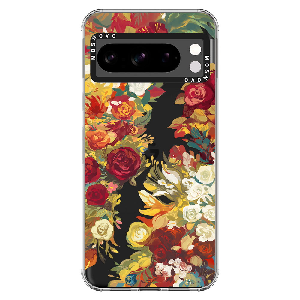 Vintage Flower Garden Phone Case - Google Pixel 8 Pro Case - MOSNOVO