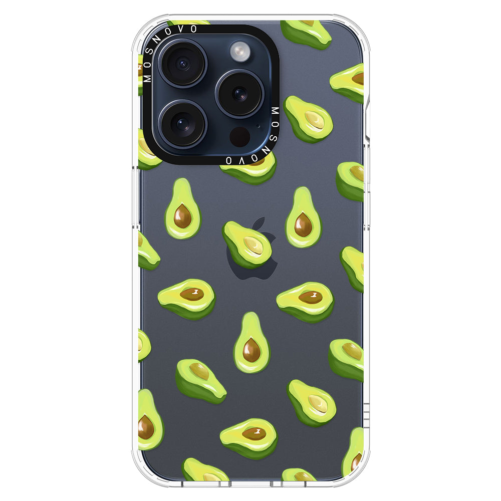 Fleshy Avocado Phone Case - iPhone 15 Pro Case - MOSNOVO